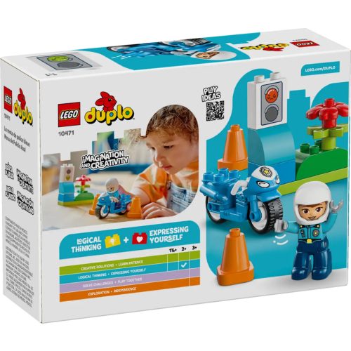 LEGO® 10471 Kék rendőrségi motorkerékpár