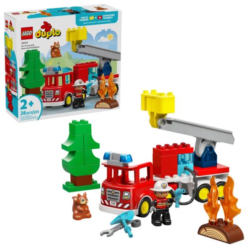 LEGO® 10473 Tűzoltóautó tömlővel és tűzoltóval