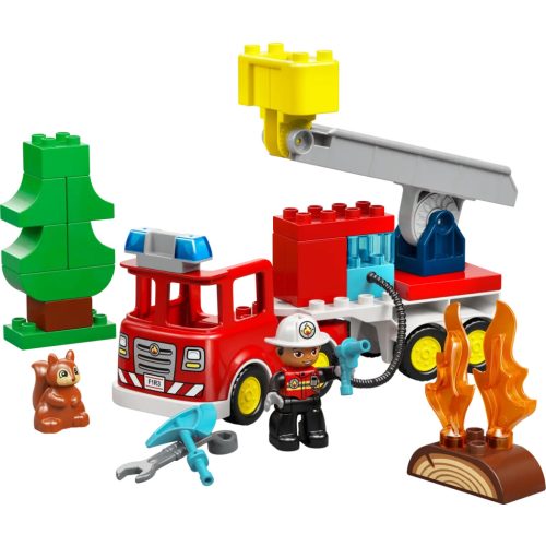 LEGO® 10473 Tűzoltóautó tömlővel és tűzoltóval