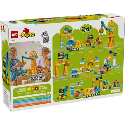 LEGO® 10476 3 az 1-ben építési terület és munkagépek