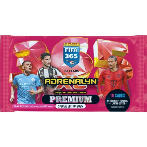 Panini Fifa 365 ADRENALYN XL 2025 Prémium kártya