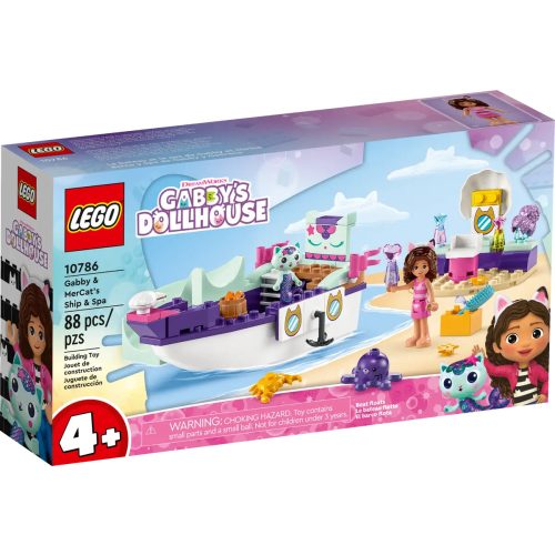 LEGO® Gabi és Szirénke hajója és szépségszalonja