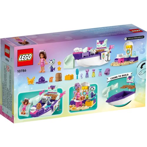 LEGO® Gabi és Szirénke hajója és szépségszalonja