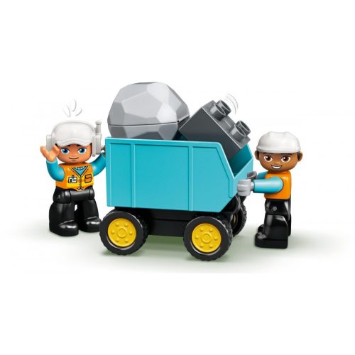 LEGO® Duplo 10931 - Teherautó és lánctalpas exkavátor