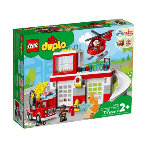 LEGO® Tűzoltóállomás és helikopter