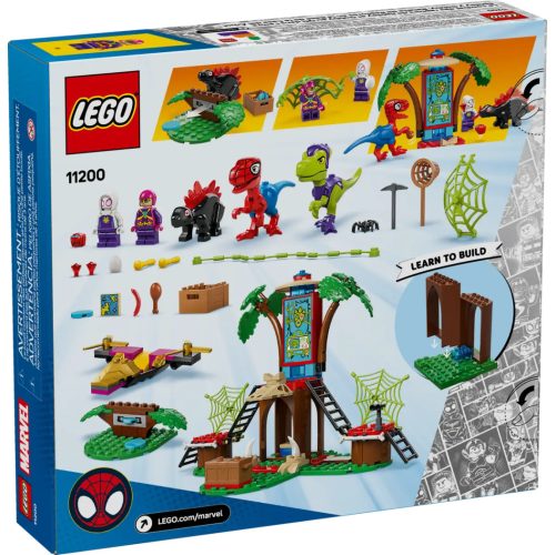 LEGO® Pókember és Gobby raptorcsatája a lombház főhadiszálláson