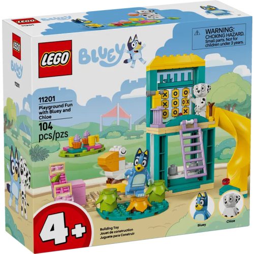 LEGO® 11201 Bluey és Kloé vidám kalandjai a játszótéren