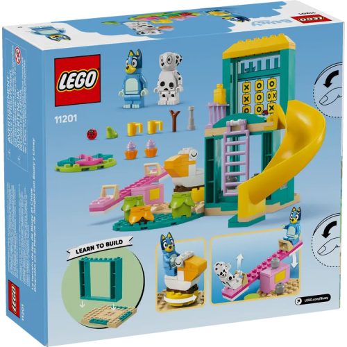 LEGO® 11201 Bluey és Kloé vidám kalandjai a játszótéren