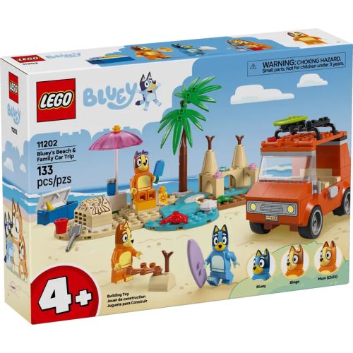 LEGO® 11202 Bluey és családja a tengerpartra utazik