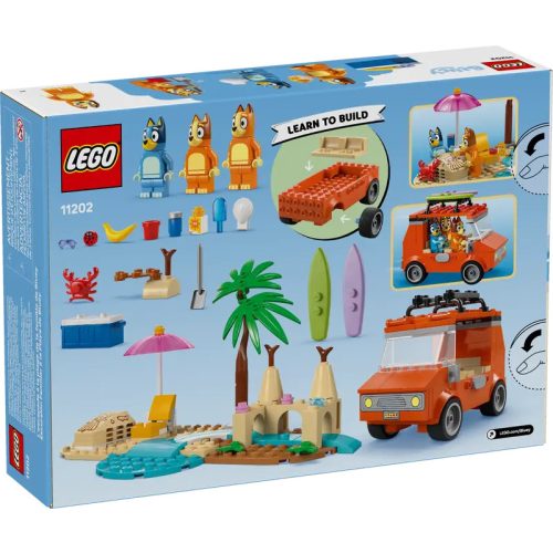 LEGO® 11202 Bluey és családja a tengerpartra utazik