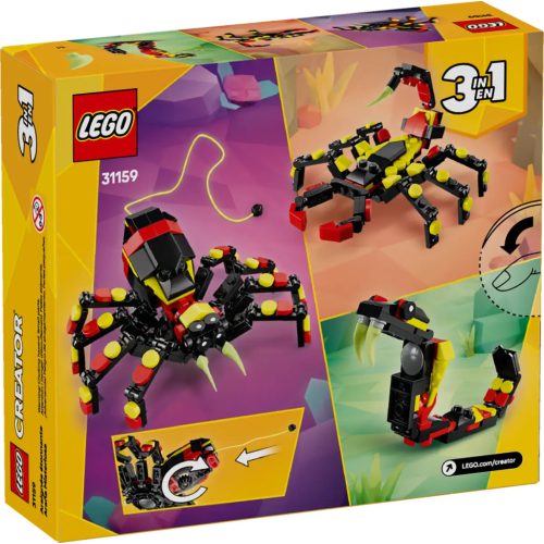 LEGO® Vadállatok: Meglepetésekkel teli pók