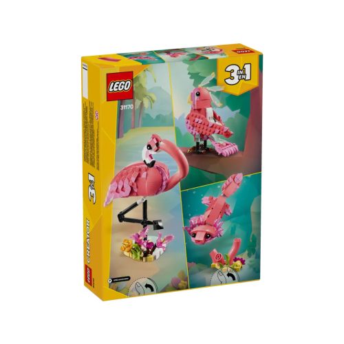 LEGO® Vadállatok: rózsaszín flamingó