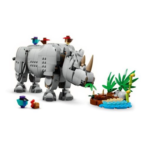 LEGO® 31171 Vadállatok: Fenséges orrszarvú madarakkal