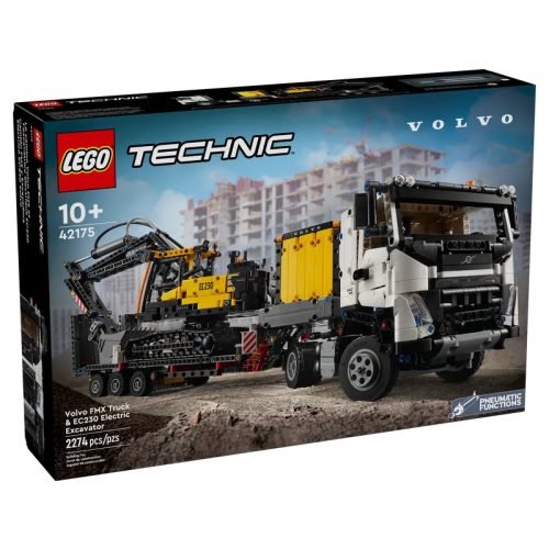 LEGO® Volvo FMX teherautó és EC230 elektromos markoló