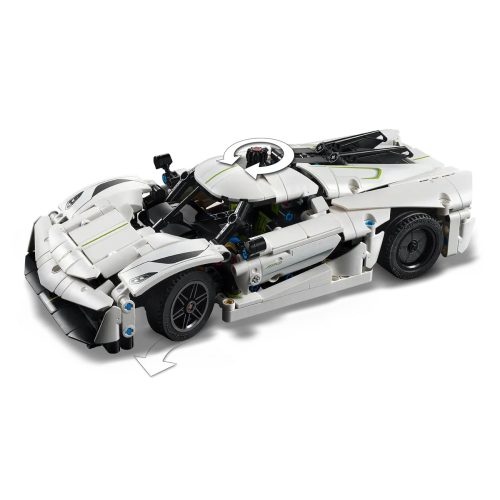 LEGO® Koenigsegg Jesko Absolut fehér hiperautó