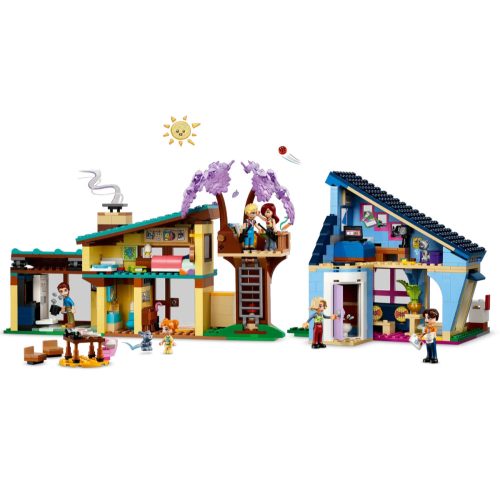 LEGO® Olly és Paisley családi házai