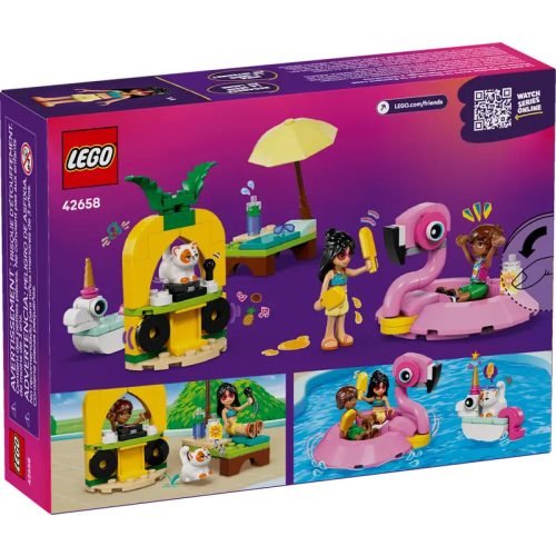 LEGO® 42658 Medencés buli flamingóval és egyszarvúval
