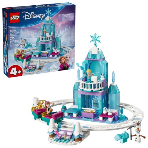 LEGO® 43281 Elsa jégkastélya és szánkós kalandjai