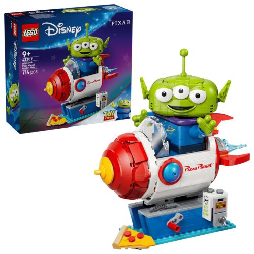 LEGO® 43307 Űrlény és a Pizza Planéta űrrakétája