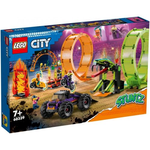 LEGO® City 60339 - Kaszkadőr aréna dupla hurokkal