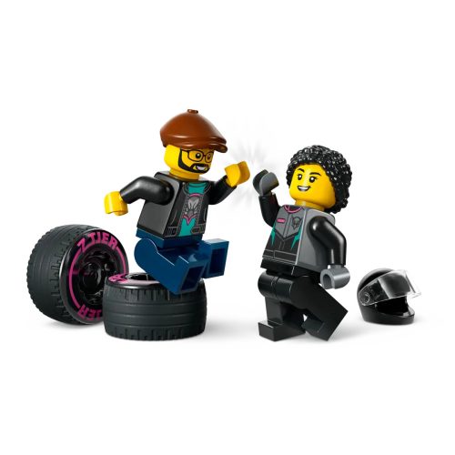 LEGO® Versenyautó és autószállító teherautó
