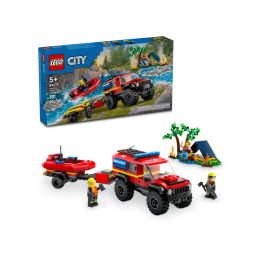 LEGO® 4x4 Tűzoltóautó mentőcsónakkal
