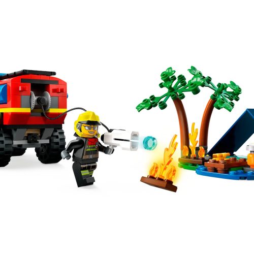 LEGO® 4x4 Tűzoltóautó mentőcsónakkal