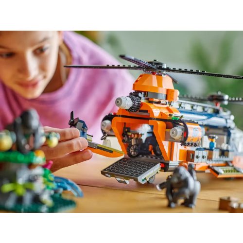 LEGO® Dzsungelkutató helikopter a bázison