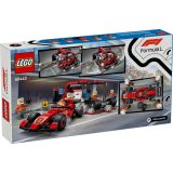 LEGO® F1®-es boxutca és személyzet, Ferrari autóval