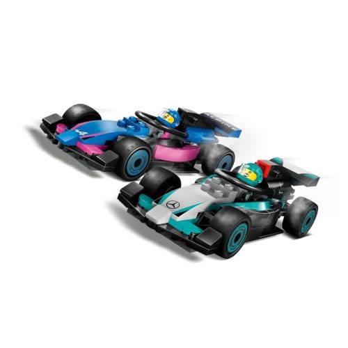 LEGO® F1®-es garázs, Mercedes-AMG és Alpine autók