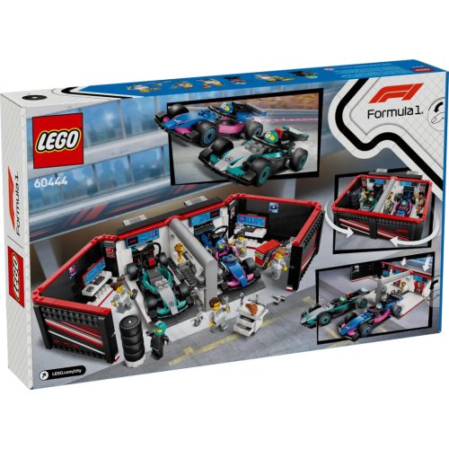 LEGO® F1®-es garázs, Mercedes-AMG és Alpine autók