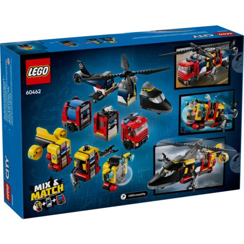 LEGO® Helikopter, tűzoltóautó és tengeralattjáró egy csomagban