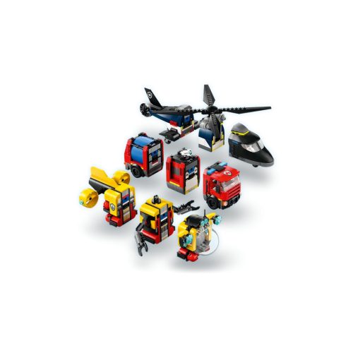 LEGO® Helikopter, tűzoltóautó és tengeralattjáró egy csomagban