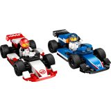 LEGO® F1®-es Williams Racing és Haas F1® versenyautók
