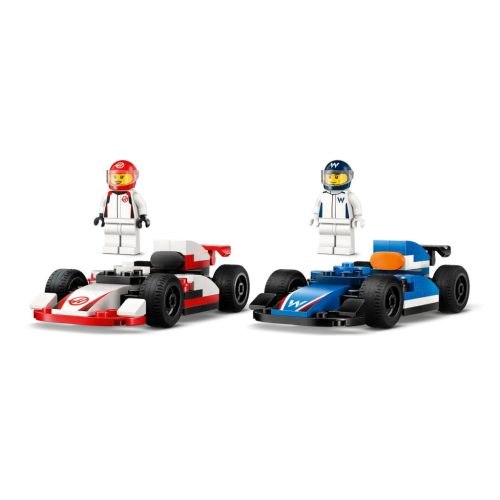 LEGO® F1®-es Williams Racing és Haas F1® versenyautók