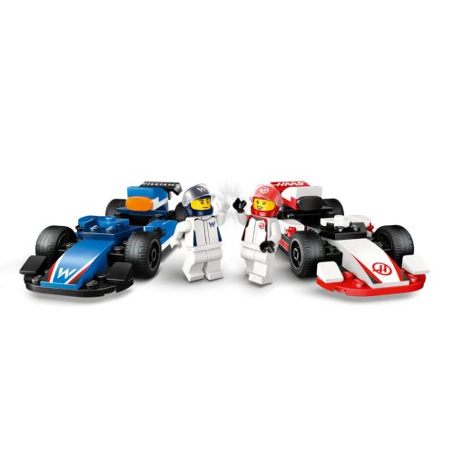 LEGO® F1®-es Williams Racing és Haas F1® versenyautók