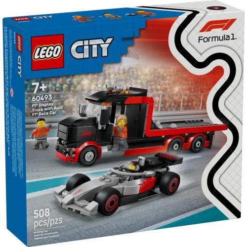 LEGO® 60493 F1®-es kamion egy F1®-es Audi versenyautóval