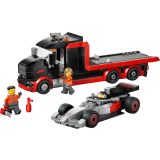 LEGO® 60493 F1®-es kamion egy F1®-es Audi versenyautóval