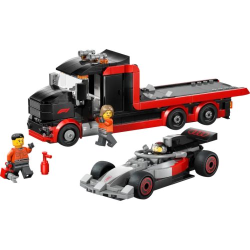 LEGO® 60493 F1®-es kamion egy F1®-es Audi versenyautóval