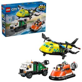   LEGO® 60505 Repülőgép, emelőkosaras kocsi és légpárnás jármű remix