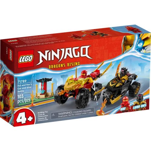LEGO® Kai és Ras autós és motoros csatája