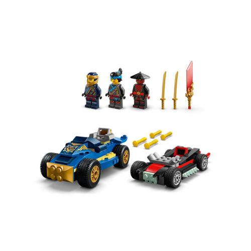 LEGO® 71840 Rogue és Drix versenyautós párbaja