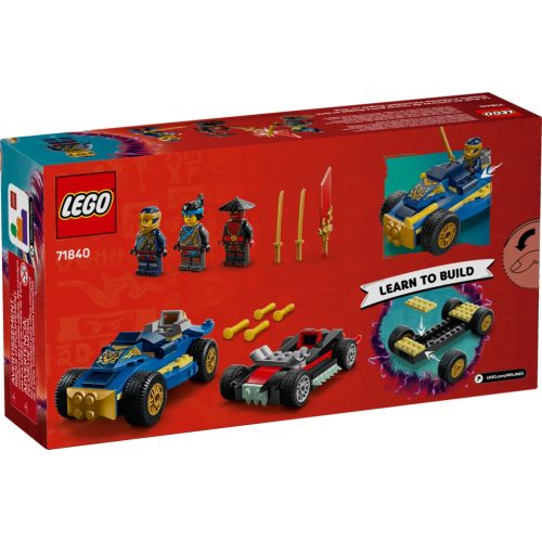 LEGO® 71840 Rogue és Drix versenyautós párbaja