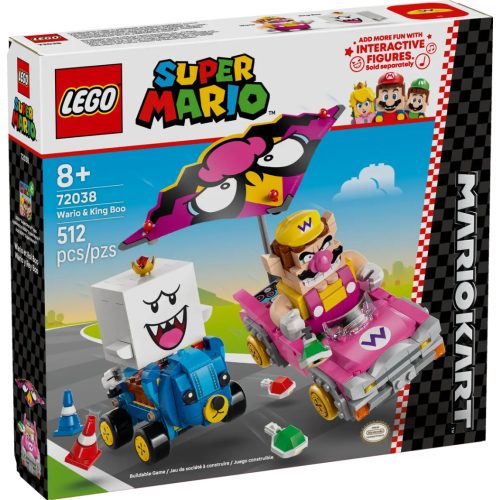 LEGO® 72038 Mario Kart™ – Wario és King Boo