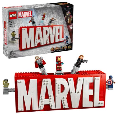 LEGO® MARVEL logó és minifigurák