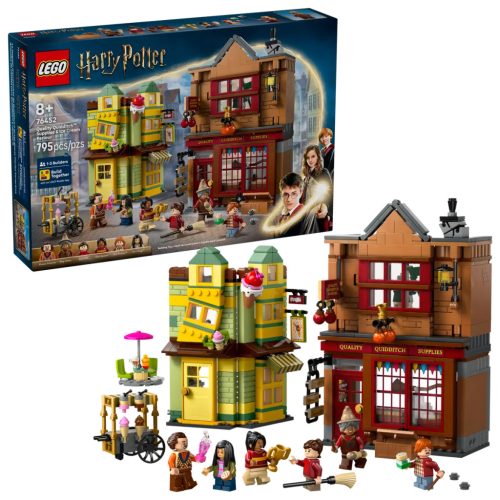 LEGO® 76452 Kviddics™ a javából sportszaküzlet és a Fagylaltszalon