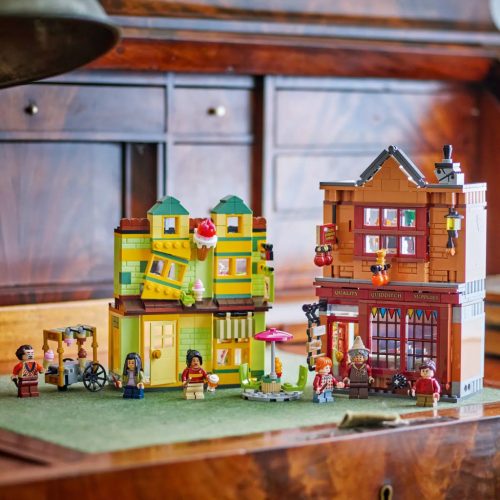 LEGO® 76452 Kviddics™ a javából sportszaküzlet és a Fagylaltszalon