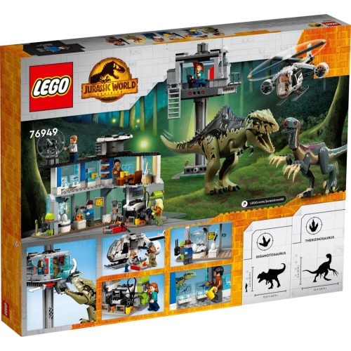 LEGO® Giganotosaurus és therizinosaurus támadás