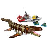 LEGO® 76974 Vízi küldetés és kockákból épült Mosasaurus