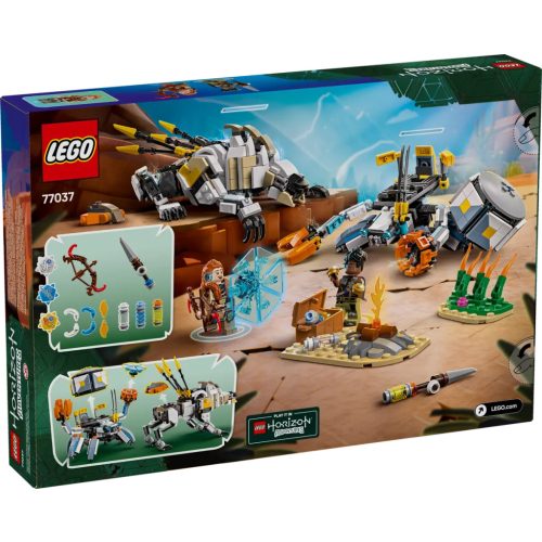 LEGO® Aloy és Varl a páncéljáró és a fűrészfog ellen